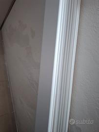 BATTISCOPA SUPPORTO IN LEGNO  COLORE BIANCO 