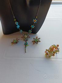 Parure Collana e orecchini Sodini biyoux