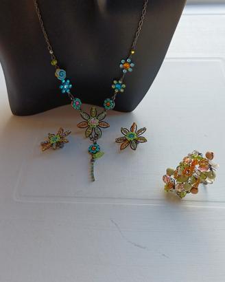 Parure Collana e orecchini Sodini biyoux