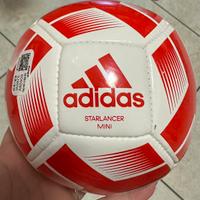 ADIDAS - Mini pallone bianco e rosso - STARLANCER
