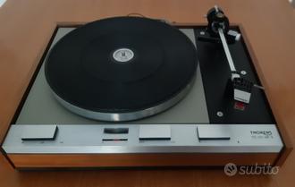 Chaîne Hi-fi Vintage Complète CHARLIN Avec Console Et Bras BR24 Sur Platine Thorens TD 125 - Occasion