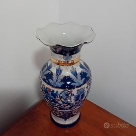 VASO ORNAMENTALE CINESE BLU