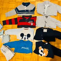 Lotto 12 pz bambino 24/36mesi invernali