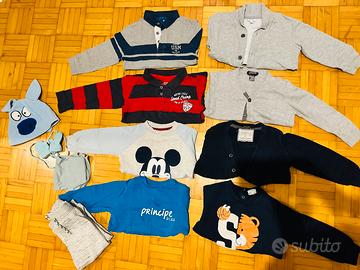 Lotto 12 pz bambino 24/36mesi invernali