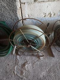 Avvolgitubo Manuale in Ferro Vintage con Tubo