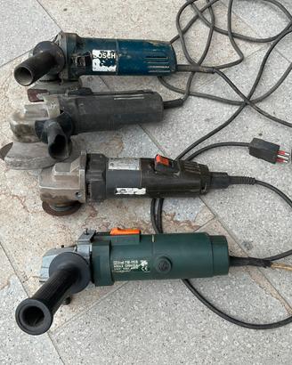 Smerigliatrici professionali  a filo usate