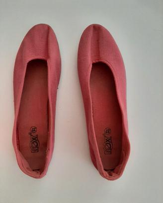 Ballerine n. 37 tessuto rosa