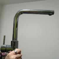 Rubinetto miscelatore d'acciaio Smeg