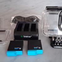 Custodia sub Gopro 8 originale + accessori