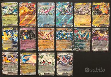 Lotto 16 carte Pokémon EX Paradosso Temporale