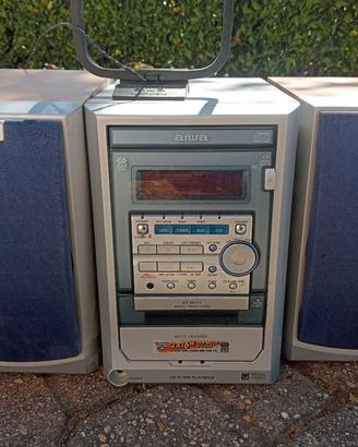 stereo aiwa speaker sistem vintage model sx 