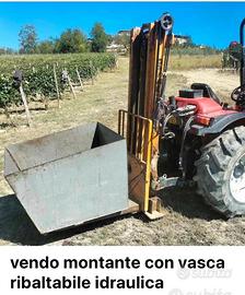 Vasca idraulica ribaltabile vendemmia