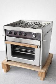 Force 10 Marine 4 Fuochi + Cucina Nautica Inox