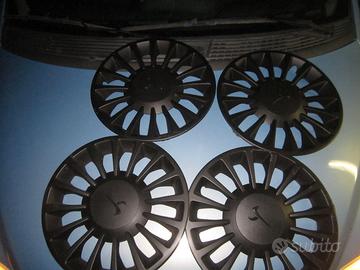 COPRI-CERCHI-COPPE-BORCHIE COL-NERO ORIG LANCIA Y