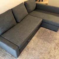 Divano Letto con Penisola FRIHETEN (IKEA) Grigio