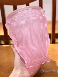 Vaso lalique rosa