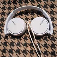 Cuffie Sony bianche over-ear con cavo