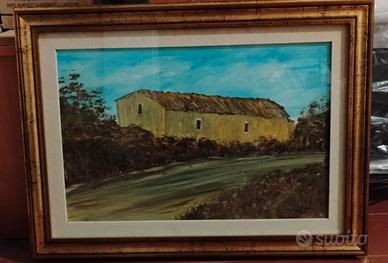 Pittore Sardo quadri vintage anni 90 