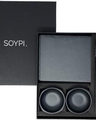 Set per sushi per 2 persone, nero, 10 pezzi SOYIPI