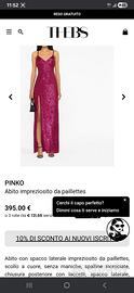 Vestito con pailletes Pinko