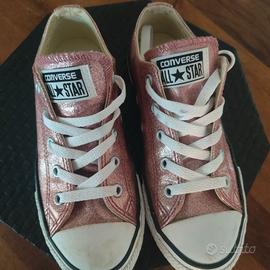 Scarpe Converse All Star Ox Oro Rosa/Bianco Junior