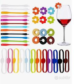 36 segnala bicchieri silicone riutilizzabili feste