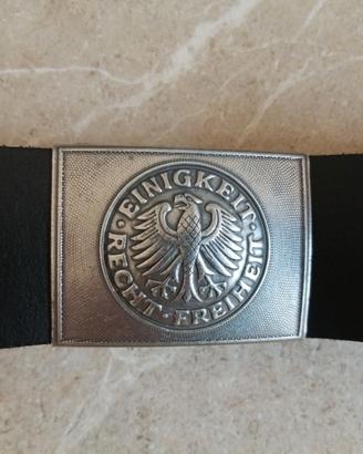 Cinturone Tedesco Bundeswehr in cuoio completo di 