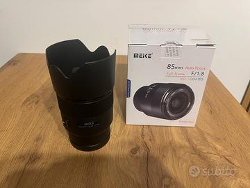 Meike 85 F1.8 Canon autofocus attacco R