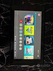 Nintendo switch nera come nuova + 3 giochi,accesso
