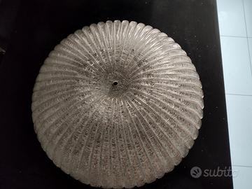 Plafoniera Vintage in vetro di Murano 44 cm