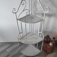 angoliera ferro battuto stile shabby 