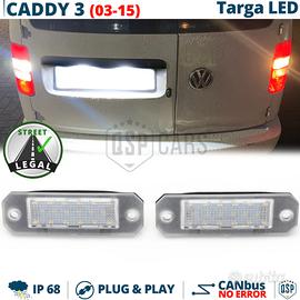 Placchette Luci TARGA LED PER VW Caddy 3 CANbus