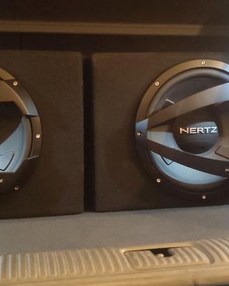 COPPIA SUBWOOFER HERTZ DBX 30.3 PERFEZIONATI (1)