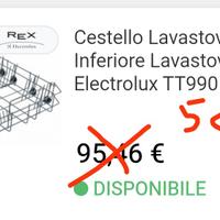 cestello per lavastoviglie 