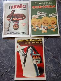 3 stampe pubblicità vintage 9 euro l'una