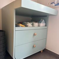 Fasciatoio Ikea Myllra azzurro
