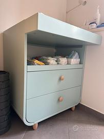 Fasciatoio Ikea Myllra azzurro