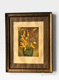 Renato Guttuso – Vaso con peperoncini