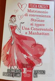 Libro usato contenente 3 romanzi rosadi FELICIA KI