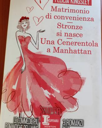 Libro usato contenente 3 romanzi rosadi FELICIA KI