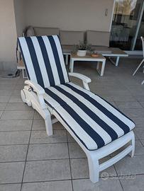 SDRAIO - SEDIA PIEGHEVOLE DI PLASTICA (REGOLABILE)