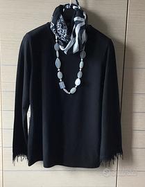 Maglietta nera Persona Tg S