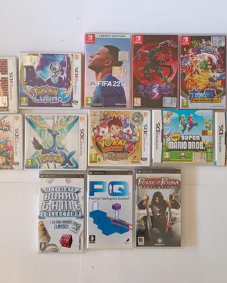 Giochi Nintendo switch, 3DS, DS e PSP