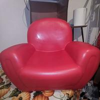 Poltrona Chicco Rossa in Plastica Dura per Bimbi
