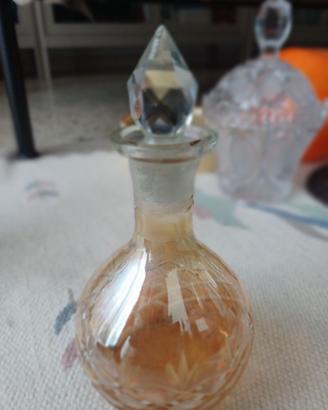 Bottiglia liquore cristallo molato