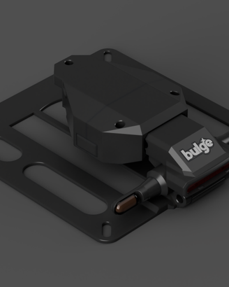 Porta targa "SHIFT" Bulg3D