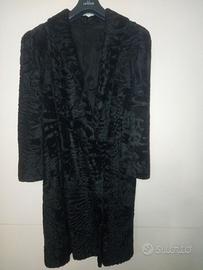 Cappotto da donna Astrakan  nero