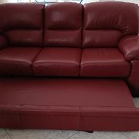 Divano relax vera pelle