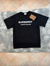Maglietta Burberry Nera Taglia L