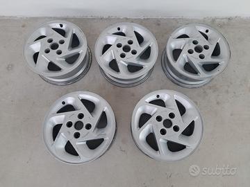 Set 5 Cerchi in lega 6J x 15" Ford Escort RS Turbo